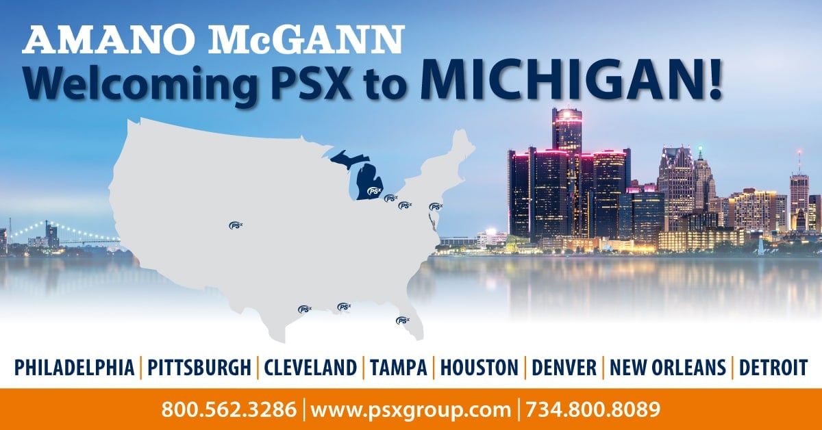 PSX is Exclusive Amano McGann Provider to The State of Michigan